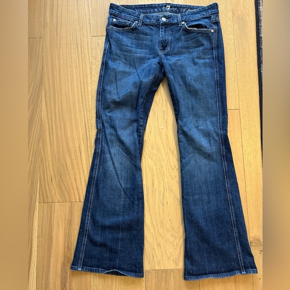 7 For All Mankind “A Pocket” Flare Jeans - Picture 1 of 9